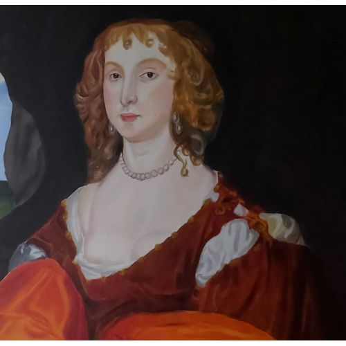 Mary Hill, Lady Killigrewin Portresi, Orhun Vehbi Şahinkaya Anthony Van Dyck / Portrait of Mary Hill, Lady Killigrew / Oil on