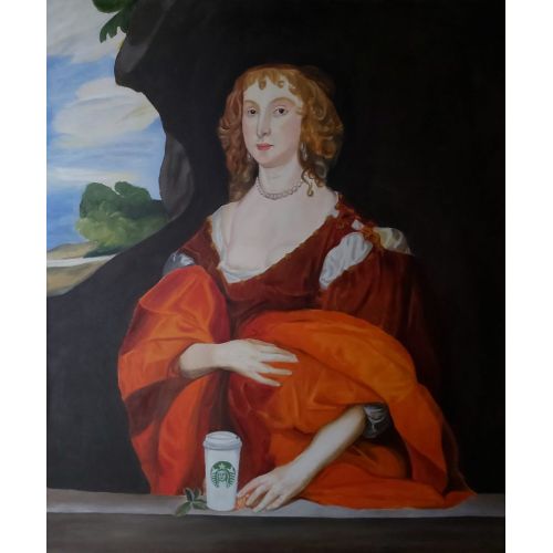Mary Hill, Lady Killigrewin Portresi, Orhun Vehbi Şahinkaya Anthony Van Dyck / Portrait of Mary Hill, Lady Killigrew / Oil on