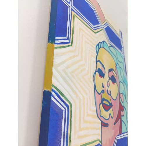 Selçuk Pop-Art, Barbara Szota-Erdoğan Yağlıboya Tablo Selçuk Pop-Art, Barbara Szota-Erdoğan Selçuk Pop-Art, yağlı boya, 2021, Barbara Szota-Erdoğan, Selçuklu-Osmanlı benziyor