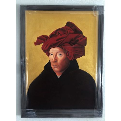 Jan Van Eyck Portresi, Özge Kaya Reprodüksiyon Tablo Jan Van Eyck Portresi, Özge Kaya Tuval üzeri yağlı boyadır. Ortaçağ dönemi sanatçılarından Jan Van Eycka ait bir