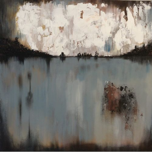 Deep, Emine Genc Acrylic Deep, Emine Genc Acrylic on Canvas, 2021, 50 cm * 50 cm Year: 2021, Abstract Emine Genç Acrylic Paintings