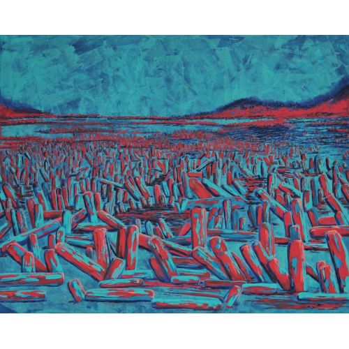 Dystopia 2, Emine Dirik Acrylic Dystopia 2, Emine Dirik Dystopia-2, 120x100x3cm, Acrylic paint on canvas, 2019.Emine DIRIK Acrylic Paintings
