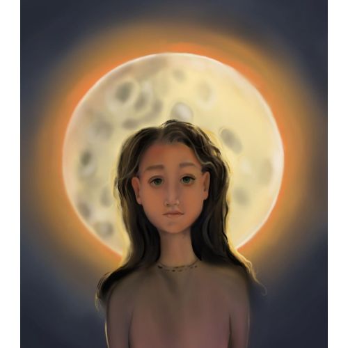 Kaygı 3, Jasmine Enginel dijital çizimdir, serbest el çizimidir. Özgündür. 50x70 ebatına kadar yüksek kalite baskıya