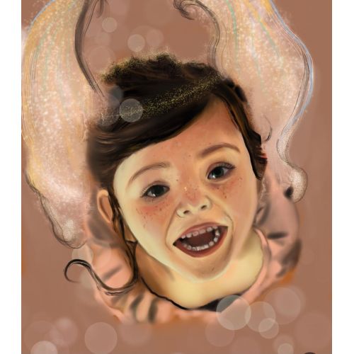Neşe, Yasemin Enginel dijital çizimdir, serbest el çizimidir. Özgündür. 50x70 ebatına kadar yüksek kalite baskıya