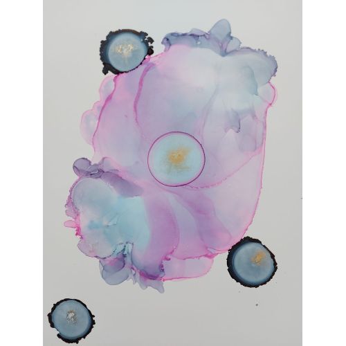Passion, Melike Kara Ink Passion, Melike Kara It was worked in an abstract style using ink and mixed media on special paper and signed on the back of the