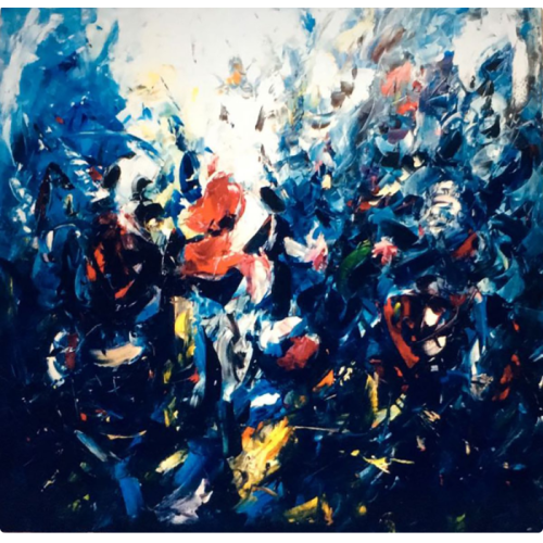 Blue Dream, Mualla Altinok  Oil Paint Paintings
