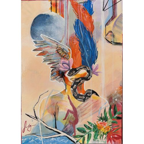From Life, Selinsu Putun Acrylic From Life, Selinsu Putun It was painted for the minds that remained with the truths they knew in the living space. It was made