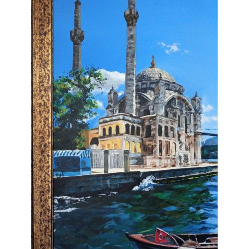 Ortaköyün Kalbi, Berkay Ayan Akrilik orijinal bir tablo olan bu eserimi; tarih ve doğallığı göz önünde bulundurarak