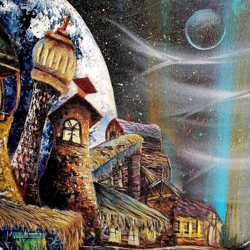 Nightmare, Joker Abdul, Abdullah Kocoglu NAME OF THE WORK: Nightmare YEAR OF THE WORK: 2022 TECHNIQUE USED: Acrylic CANVAS