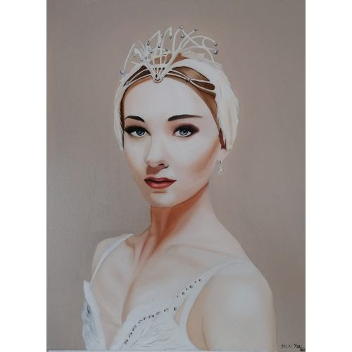 Queen Of The Swans, Selin Yucel Oil Paint Queen Of The Swans, Selin Yucel NAME OF THE WORK: QUEEN OF SWANSYEAR WHICH THE WORK WAS MADE: 2020MATERIAL USED: Oil paintCANVAS