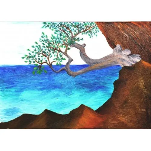 The Tree, Oktay Alkan The tree On Canvas with oil paint. Oil Paint Paintings