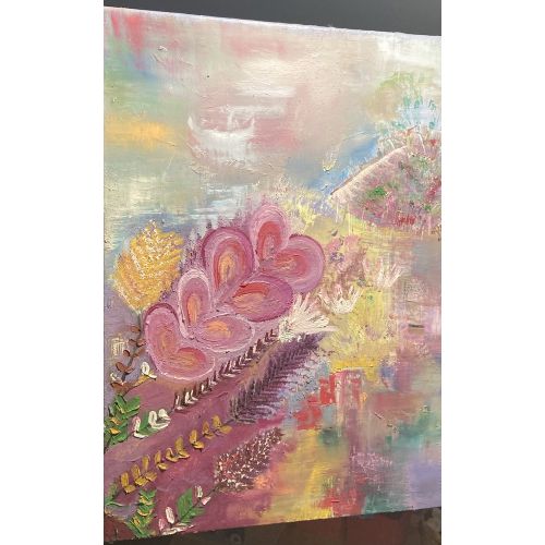İçimdeki Çiçekler, Elif Balıkçılar Yağlıboya Tablo İçimdeki Çiçekler, Elif Balıkçılar 50X70 boyutunda yağlı boya tekniği ile yapılmıştır.Özgün bir eserdir. Elif
