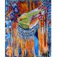 Blue Bird, Basri Cesur Acrylic on canvas Basri Cesur Acrylic Paintings