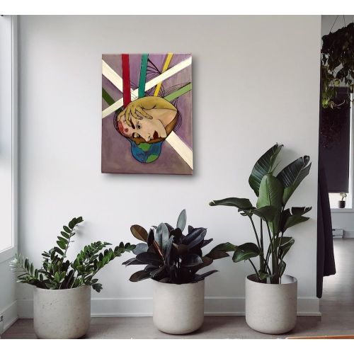 Birth, Huray Betul Sayaca Original painting with acrylic paint on canvas Acrylic Paintings