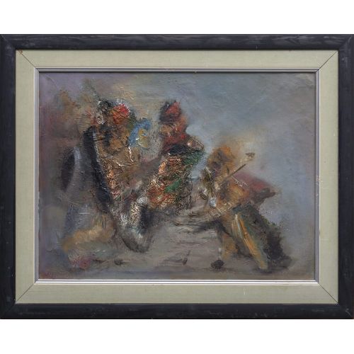 Hüseyin Erdağ, Controversy Yağlıboya Tablo Hüseyin Erdağ, Controversy 2000, Tuval üzerine yağlı boya, 40cm x 30cm Yağlıboya Tablo Orijinal Tablo