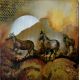 Place And Time, Turgay Cakmak Mixed media on canvas20x20 / 2024Signed, original Mixed Paintings